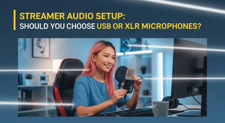 Streamer Audio Setup: Should You Choose USB or XLR Microphones?