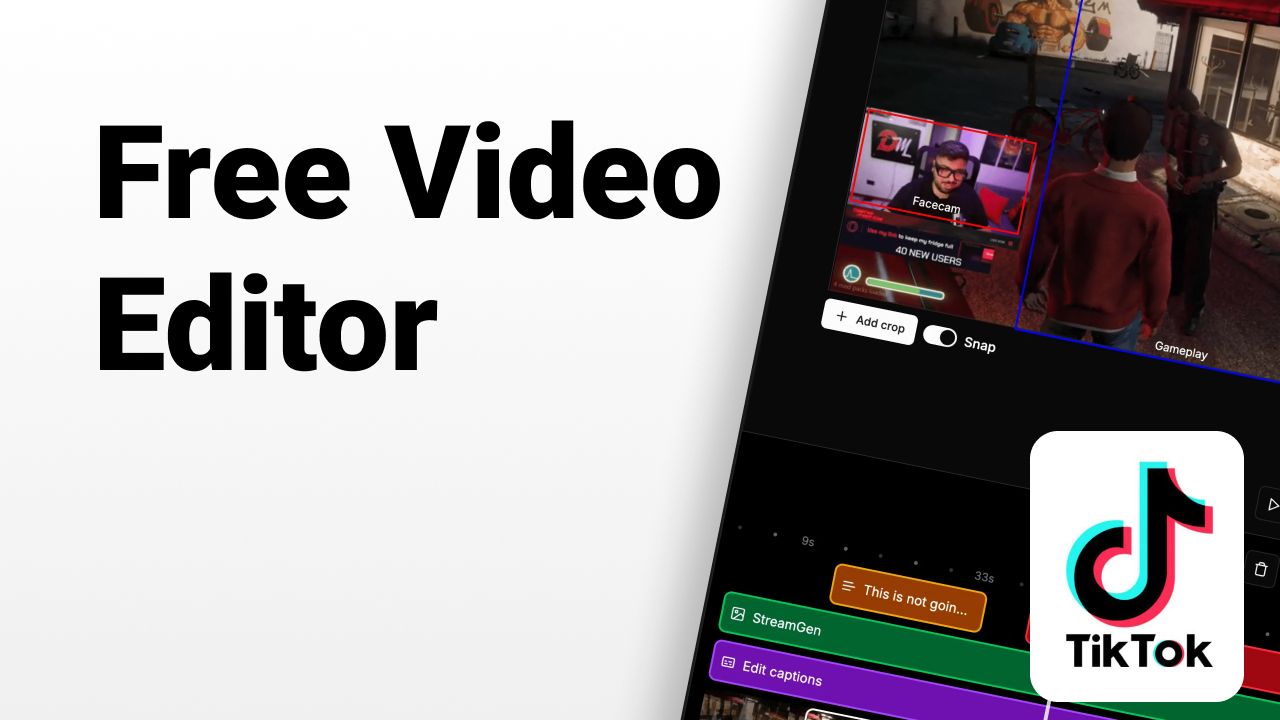Finding a Free TikTok Video Editor for Gaming Clips