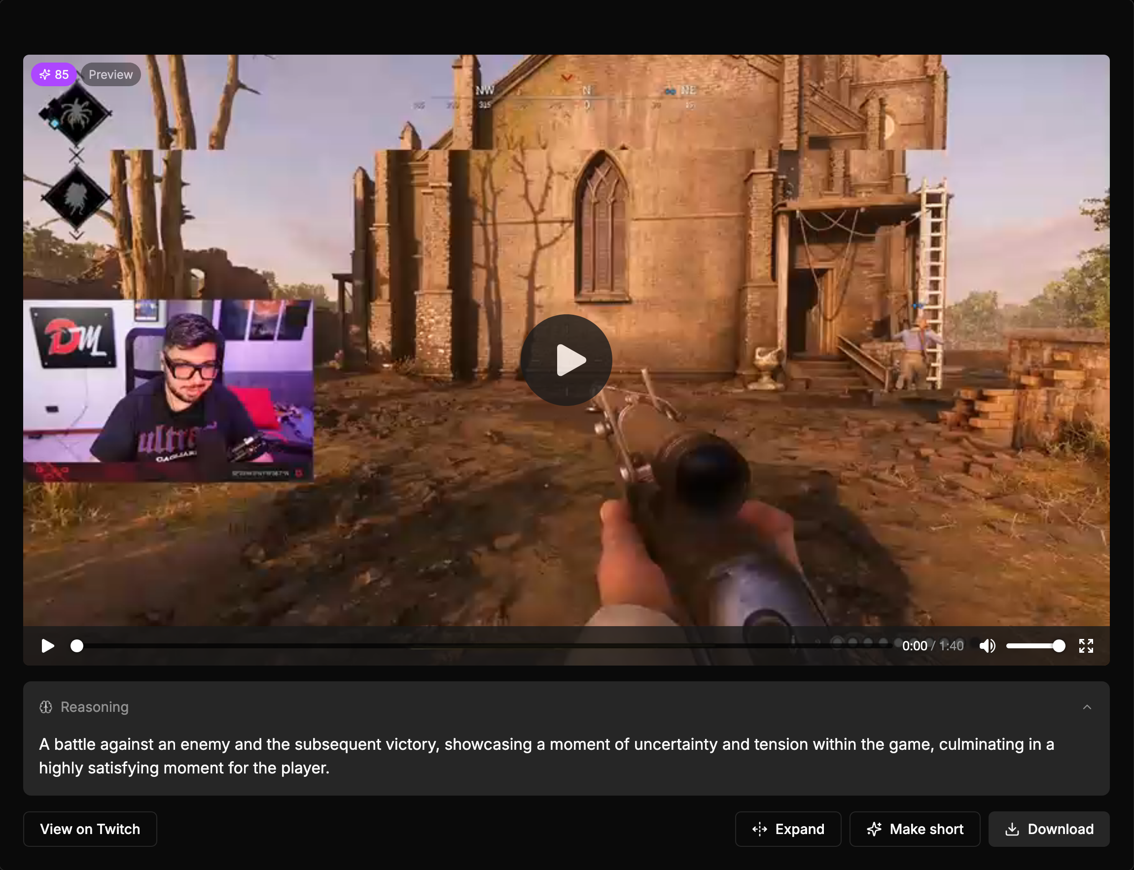Short Editor Screenshot